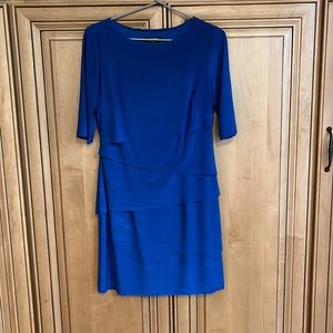 Tahari blue dress size 4p